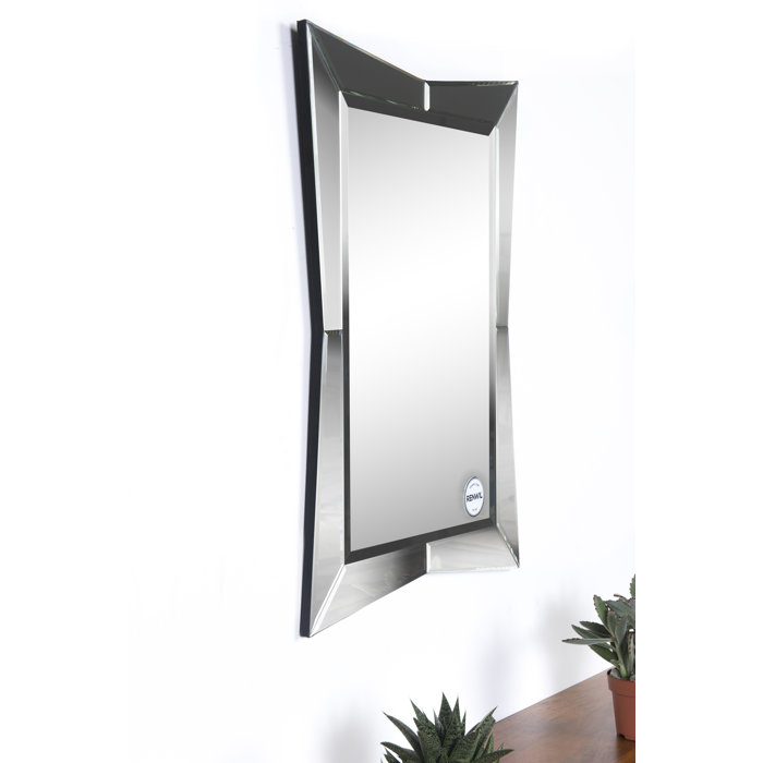 Orren Ellis Modern & Contemporary Beveled Wall Mirror & Reviews Wayfair